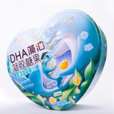 海王星倍能DHA藻油凝胶糖果进口寇氏藻油每粒含DHA120mg 心形礼盒装（4瓶）(规格 0.87g*28粒*4瓶)