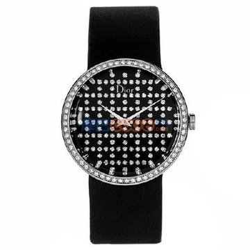 迪奥cd042111a005不锈钢1.28克拉钻石士腕表201