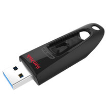 闪迪(SanDisk) CZ48 U盘  32GB USB3.0 至尊高速 黑色 读速100MB/s 经典USB3.0  高速安全可靠