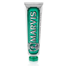 玛尔斯劲爽薄荷味牙膏85ml绿色 贵妇级牙膏意大利进口清洁去牙垢口气清香