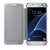 三星（SAMSUNG）S7 G9300原装镜面皮套 手机壳 手机套 保护壳 手机保护套 外壳 手机皮套 智能翻盖保护套壳(镜面银)