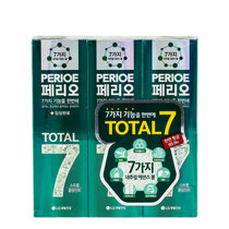 韩国LG倍瑞傲TOTAL7集中护理牙膏120G*3套装