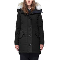 CANADA GOOSE加拿大鹅 女士郊狼毛领黑色羽绒服 2580L-BLACKXS其他 时尚保暖