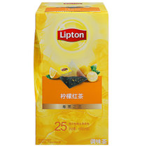 【真快乐自营】立顿柠檬红茶调味茶 25包45g
