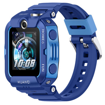 华为儿童电话手表4x 4g全网通话 11重ai定位 50米防水 超长待机 ai识