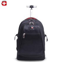瑞士军刀男士大容量多功能行李双肩背包手提拉杆箱包 户外旅行包(升级版)