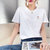 蒂克罗姆笔芯可爱版纯棉T恤T5012(白色 S)