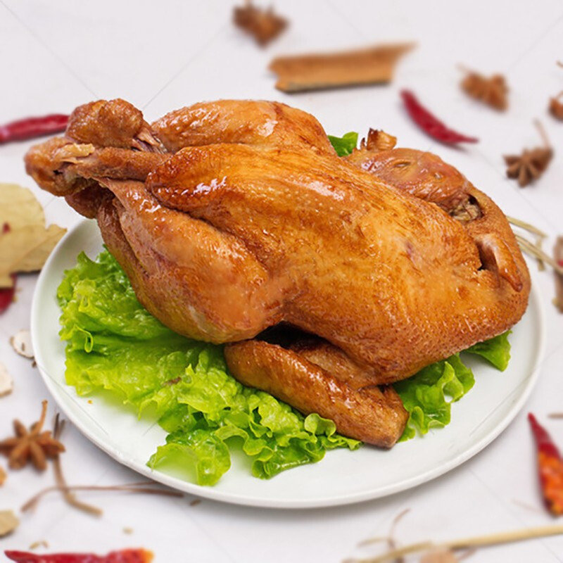 黄教授南农大五香扒鸡烧鸡熟食开袋即食南农卤味500g南京特产