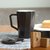 ins北欧简约陶瓷马克杯子咖啡杯带盖勺情侣办公室家用男女喝水杯(上升杯黑礼盒（带瓷盖勺）)