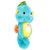 费雪新生儿系列玩具声光安抚海马DGH82蓝