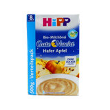 德国喜宝Hipp苹果谷物燕麦晚安BIO婴儿米粉500g(适合8个月以上宝宝、不添加砂糖)