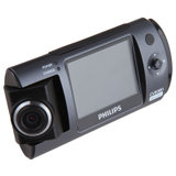 飞利浦CVR300行车记录仪1080P超高清迷你夜视广角180度旋转摄像头(含32G 卡套餐)
