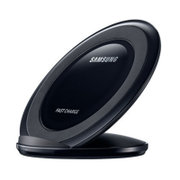三星(Samsung)无线充电二代S7/S6/S6edge+/NOTE5N9200/9280原装无线环形充电器板(立式黑色 立式无线充电器)