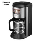 松下（Panasonic） 高温蒸汽咖啡机 智能恒温1200ML大容量NC-F400 黑色(意式咖啡机)