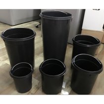 创简坊（CJIANFF）不锈钢垃圾桶内胆黑水桶5L8升酒店家用通用塑料 内桶(3升直径17CM高19.5CM)
