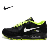 耐克/nike 90女鞋气垫鞋air max90男鞋跑步鞋透气运动鞋情侣鞋307793-022(黑黄)