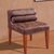 肥椅实木椅子餐椅橡木桌椅布面椅子中式简约复古(默认 一张)