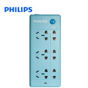 飞利浦(Philips) SPS2620X/93 插线板 一体芯炫彩六位总控 线长1.8米 蓝
