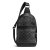COACH 蔻驰 F72043 男士新款PVC肩背包胸包斜跨包(黑色 自定义)