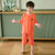 CaldiceKris（中国CK）儿童莫代尔短袖居服宝宝俩件套薄款睡衣CK-TF21452(灰色 XXXXL)