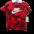 2018新款 Nike 男幼童小童T恤83421ST858 学院红(7码（130） 红迷彩)