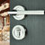 固特 不锈钢卧室内门锁分体锁双舌保险 室内门锁三件套餐7201-009(不锈钢单门锁)