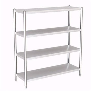 储物架赛台架钢制桌架hy1117四层平板货架不锈钢置物架储物架默认