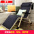折叠椅子便携家用躺椅午睡椅懒人沙发单人飘窗椅沙滩椅子M102(藏青色 棉布绒布)