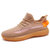 BEBEERU2021新款透气飞织椰子鞋350透明双色底男士运动鞋休闲潮流男鞋子  SXP2105(桔色 39)