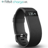 Fitbit Charge HR 智能手环 运动手环智能手表心率蓝牙腕带健身跑步无线计步器睡眠 苹果华为小米手机平板通用(黑色 S小号（13.9-17cm）)