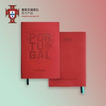 葡萄牙国家队官方商品丨C罗足球迷新款笔记本 红色软皮记事手账本(葡萄牙官方笔记本)