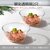 玻璃碗单个人饭碗家用高颜值餐具耐高温蒸蛋碗碟套装沙拉水果小碗(2只透明钢化碗【可微波、耐热120°C】)
