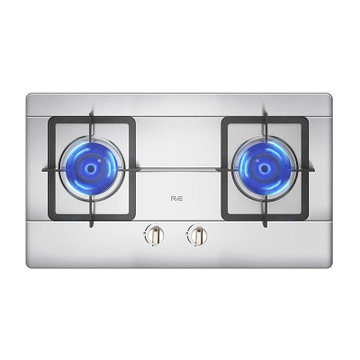 睿尚 jzt/y-z36燃气灶双灶 天然气嵌入式液化气节能双灶具 不锈钢煤气