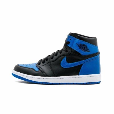 Nike耐克Air Jordan 1 OG ROYAL AJ1 乔一皇家蓝/黑篮球鞋休闲运动跑步鞋 555088-007(蓝黑色 46)
