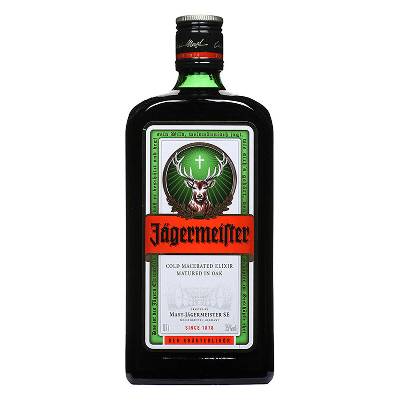 洋酒35野格jagermeister洋酒德國原裝進口聖鹿利口酒力嬌酒野格700ml