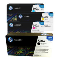 惠普原装HP 502A硒鼓 适用hp 3600 3600N 3800N 3800 CP3505 3505n dn 打印机(彩色 Q6470-73A四色套装)