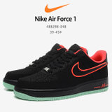耐克男子运动鞋 Nike Air Force 1 AF1空军一号低帮休闲鞋板鞋 椰子黑粉薄荷绿 488298-048(图片色 39)