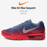 2017新款耐克男子运动鞋 Nike air Max Sequent半掌气垫缓震休闲跑步鞋 玫红蓝 719912-602(图片色 39)