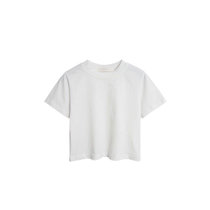 SUNTEK2022新款衣服韩版短袖T恤女学生宽松简约百搭上衣港风ins女装(3XL 【135-155斤】 A745白色 【纯棉】)