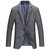 春季新款男式西装单外套(深灰色 3XL)