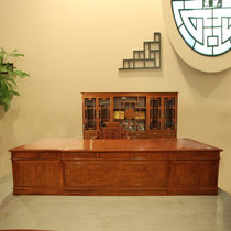 红木家具3.6米红木书桌实木办公桌大班台非洲黄花梨木