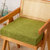 亚麻坐垫实木沙发垫高密度海绵垫办公室椅子换鞋凳增高厚垫子防滑(橄榄绿 40x40厚5cm)