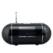 熊猫（panda）DS-170数码音箱 黑色（歌词、歌名同步显示 高灵敏度FM调频立体声收音功能 USB、TF卡连接口 A--B点复读 数码音响 插卡迷你小音箱）
