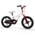 优贝儿童自行车14寸3-6岁星际飞车白色 男女宝宝童车单车脚踏车 镁合金材质双碟刹