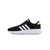 Adidas阿迪达斯 男子时尚网面透气轻便运动耐磨防滑跑步鞋休闲鞋 BB9774(黑白色 39)