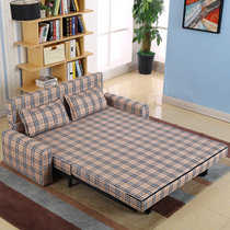 多功能沙发床可折叠拆沙发床 可拆洗洗布艺床小户型沙发床1.2米双人床可以折叠沙发床(芭比格调 1.2*1.95米)