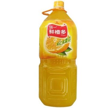 统一鲜橙多2l6瓶箱
