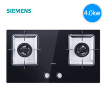 西门子（SIEMENS）ER73F235MP嵌入式晶钻玻璃面板快速点双眼火天燃气灶(黑色 天然气)