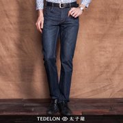 太子龙男纯棉水洗牛仔裤TL11PN156(蓝色系400 98/2.94尺)