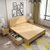 进畅家具 实木床 1.8米简约北欧双人气压高箱床带抽屉1.35小户型橡木储物床(1.5*2米（原木色） 床+床垫)
